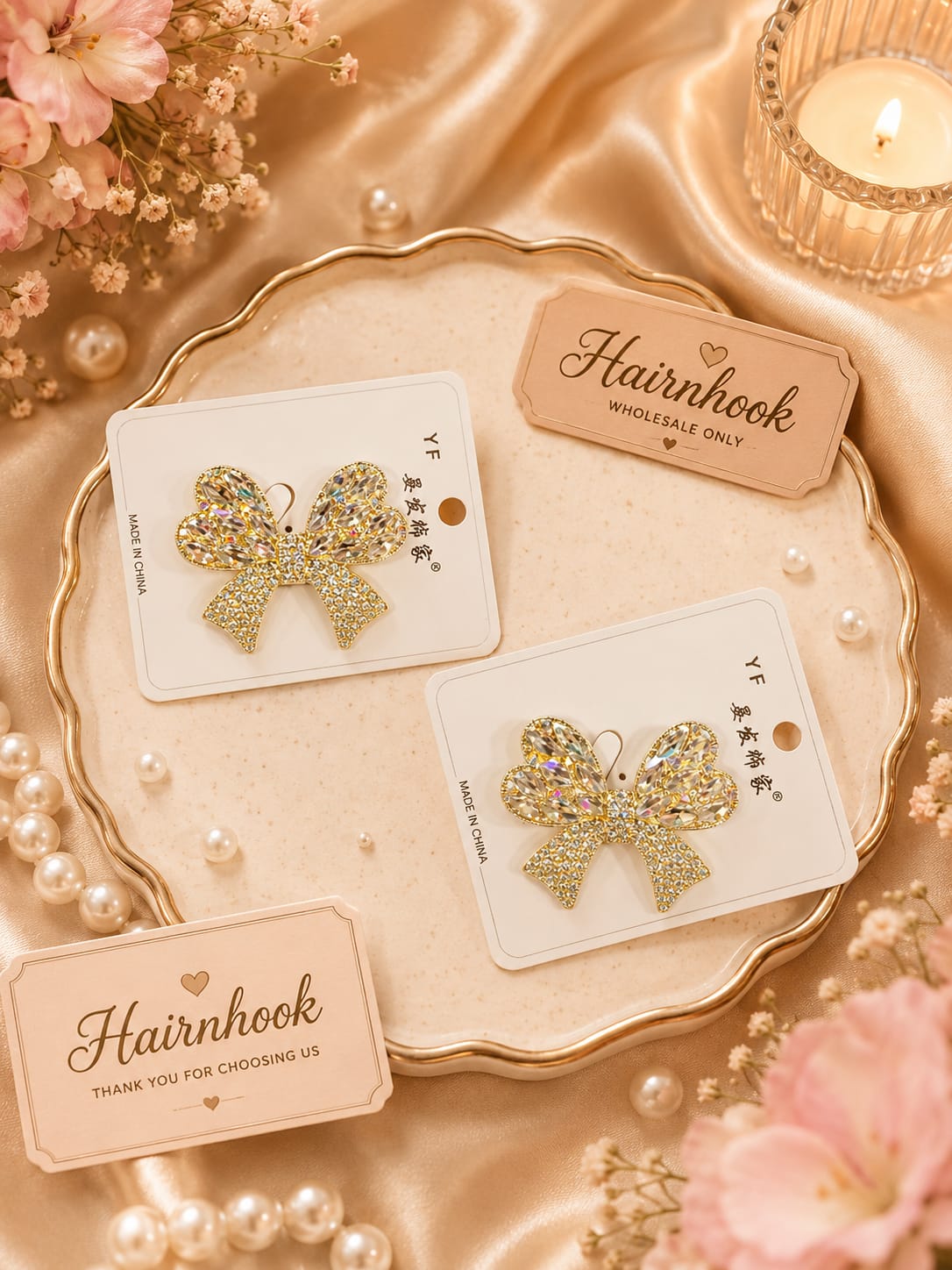 Premium hair accessories plus saree pins ( pack of 6)