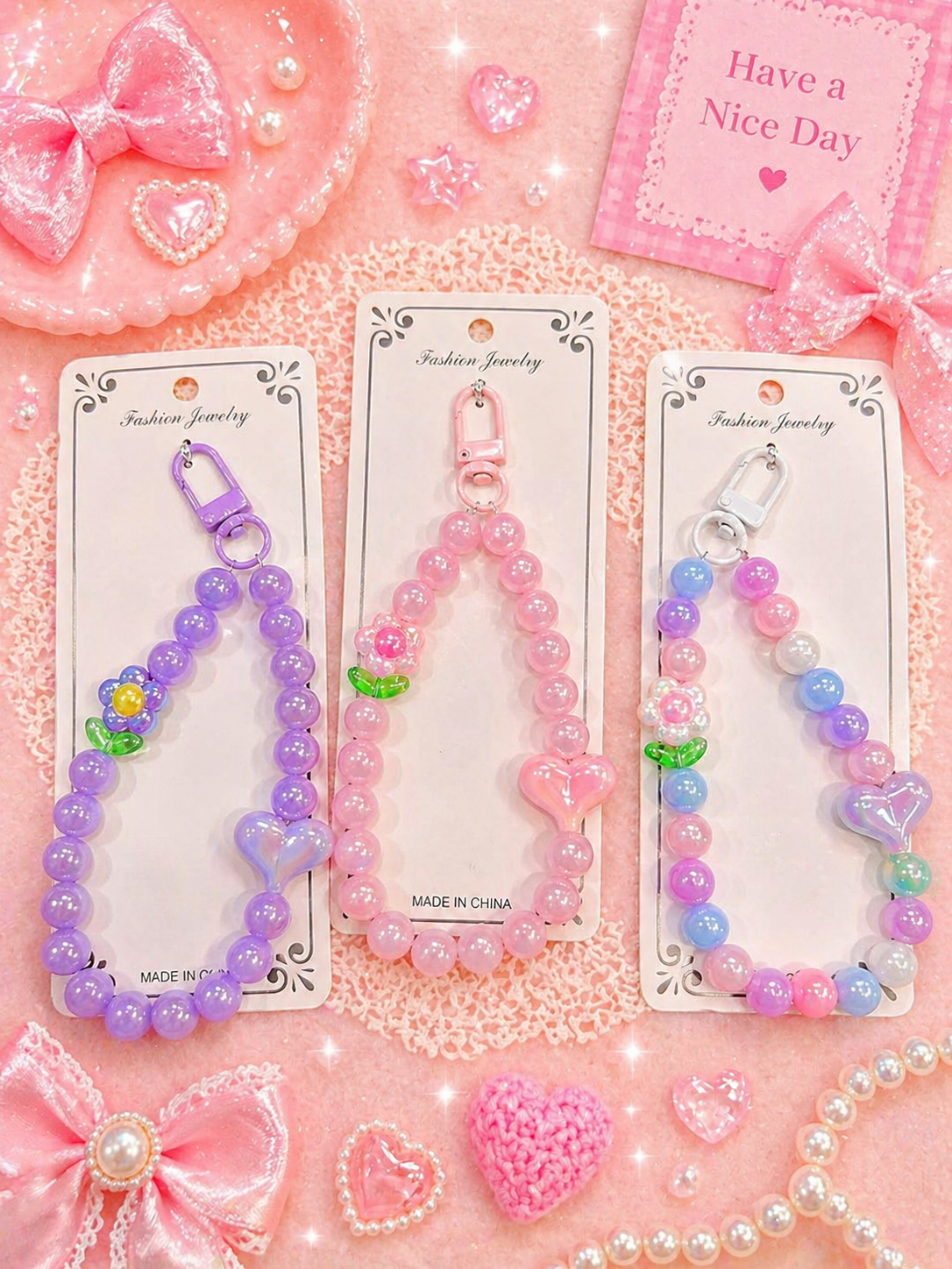 Phone Charms | Trendy & Cute Mobile Accessories ( pack of 12)