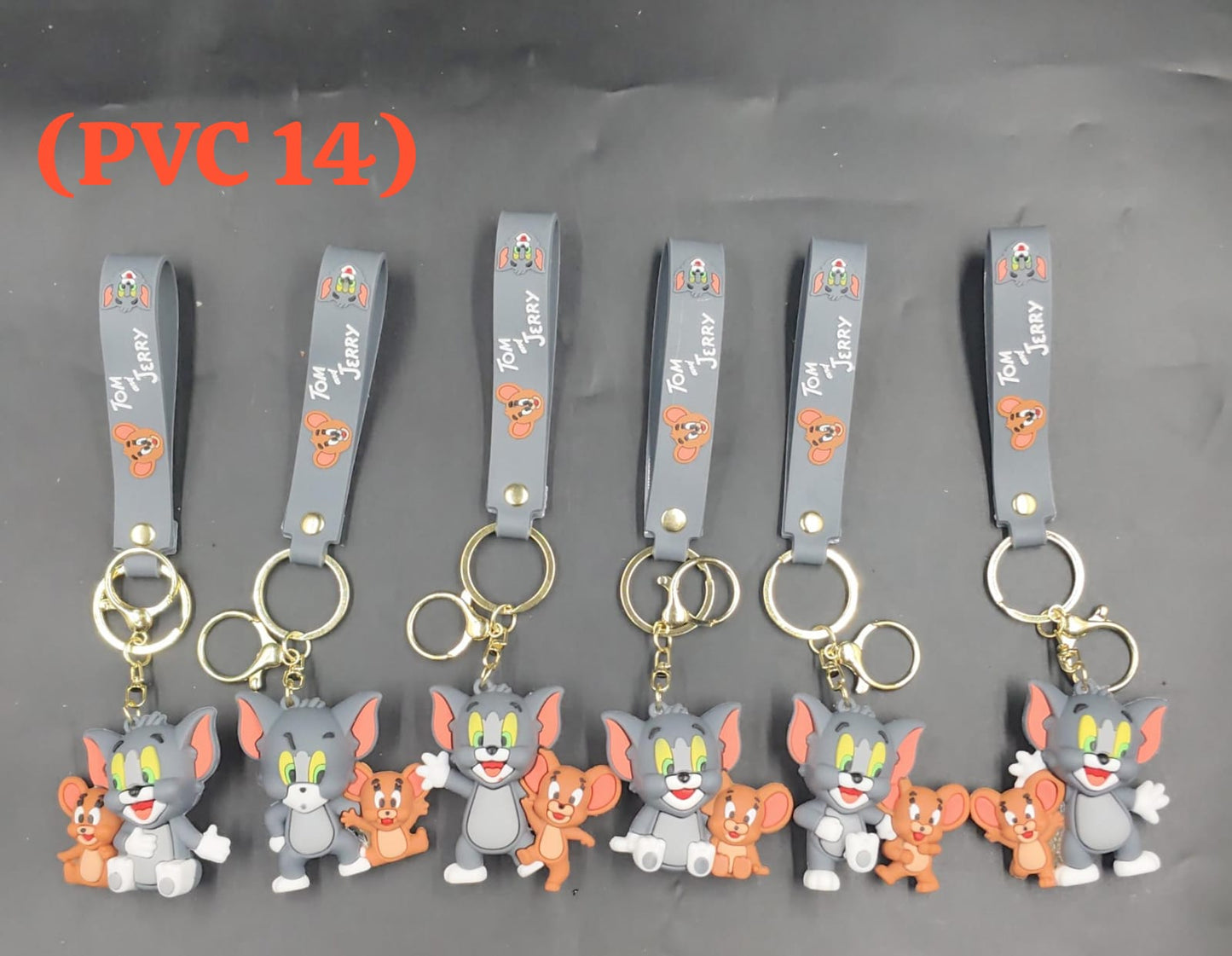 Pvc rubber Keychain ( pack of 12)