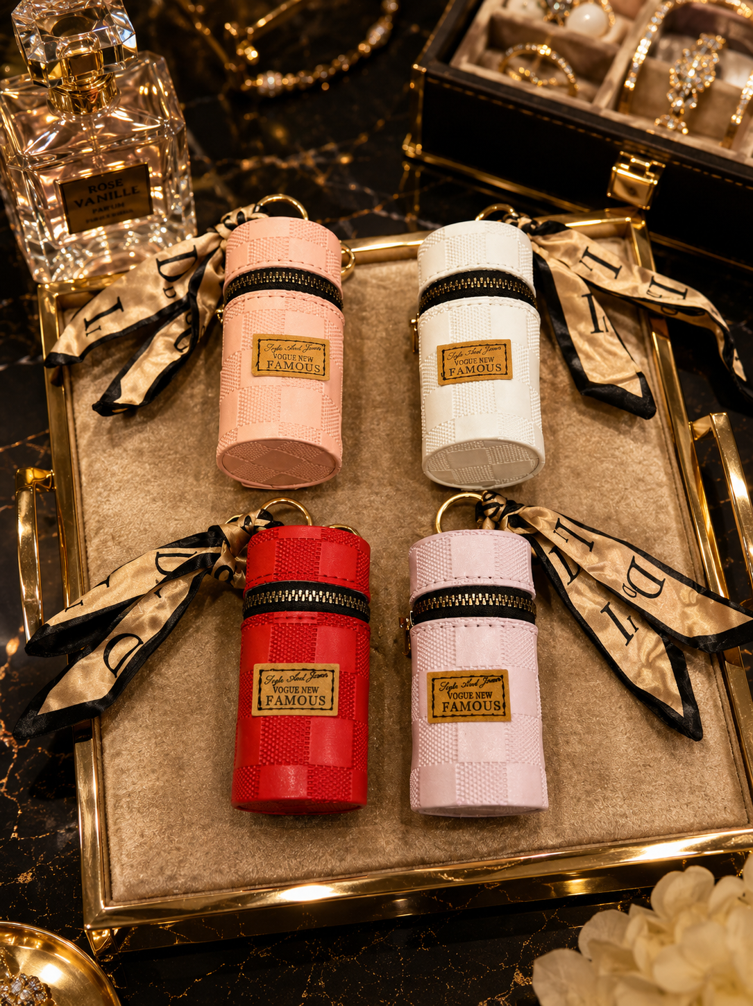 Lipstick Bag charm pouches( pack of 12)