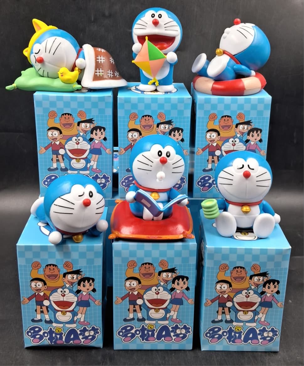 Anime character set ( pack of 6 piece mix )- with box packing- prebooking