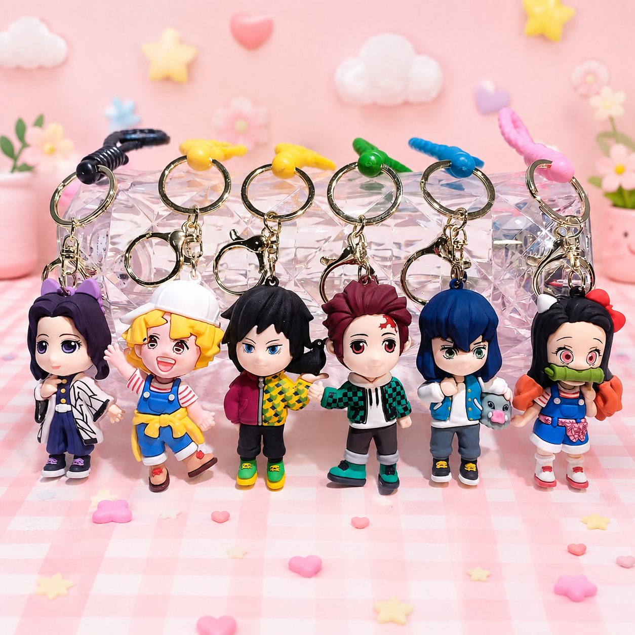 Pvc rubber Keychain ( pack of 12)