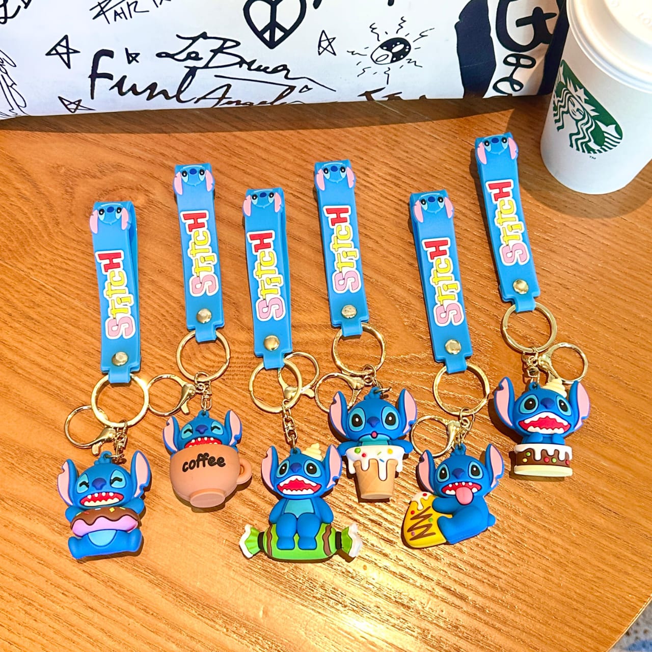 Cartoon Silicone Keychains for Kids(pack of 12)