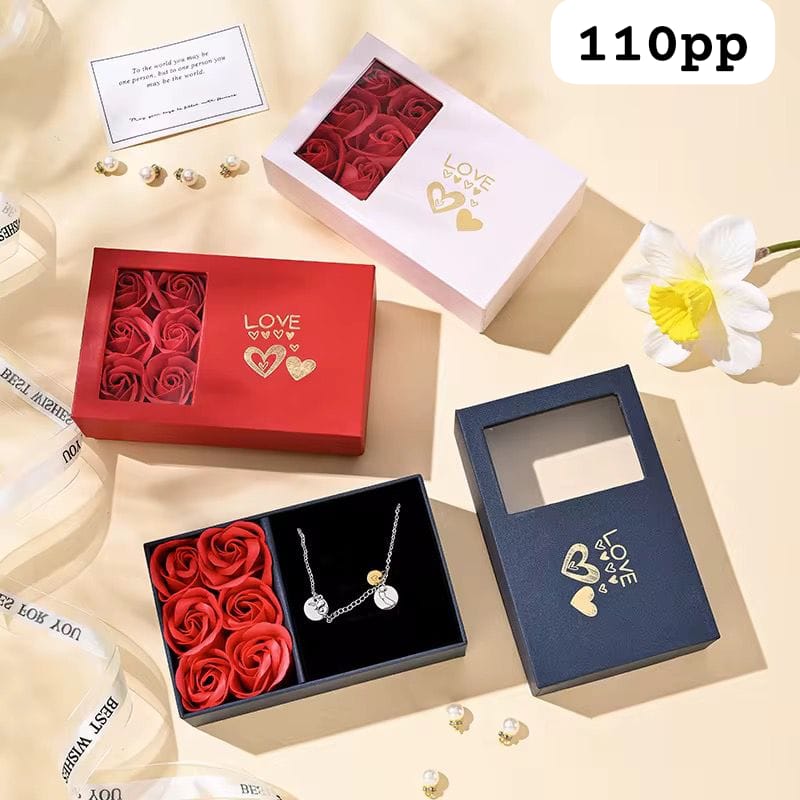 Rose-6 locket box (pack of 6)