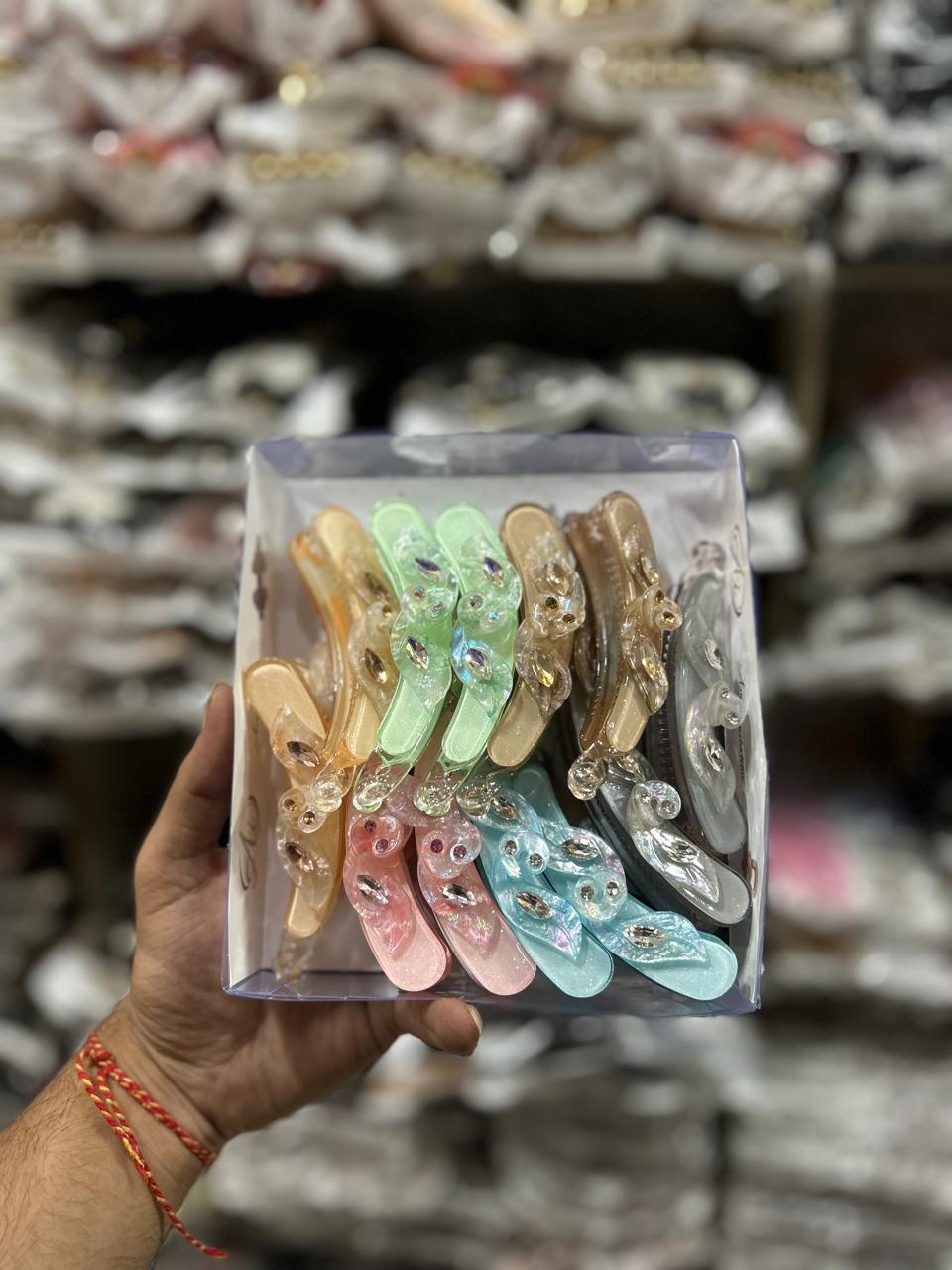 Party wear korean banana clip (pack of 12)