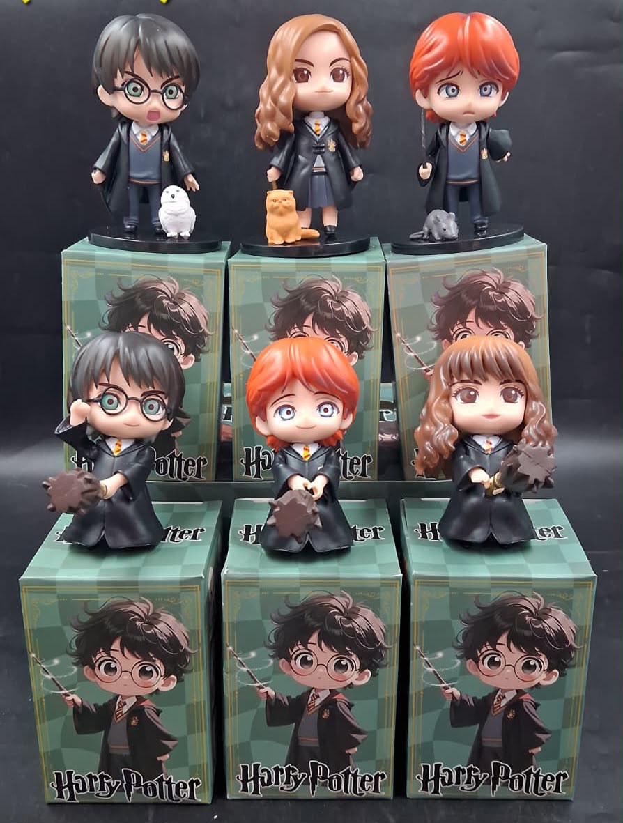 Anime character set ( pack of 6 piece mix )- with box packing- prebooking