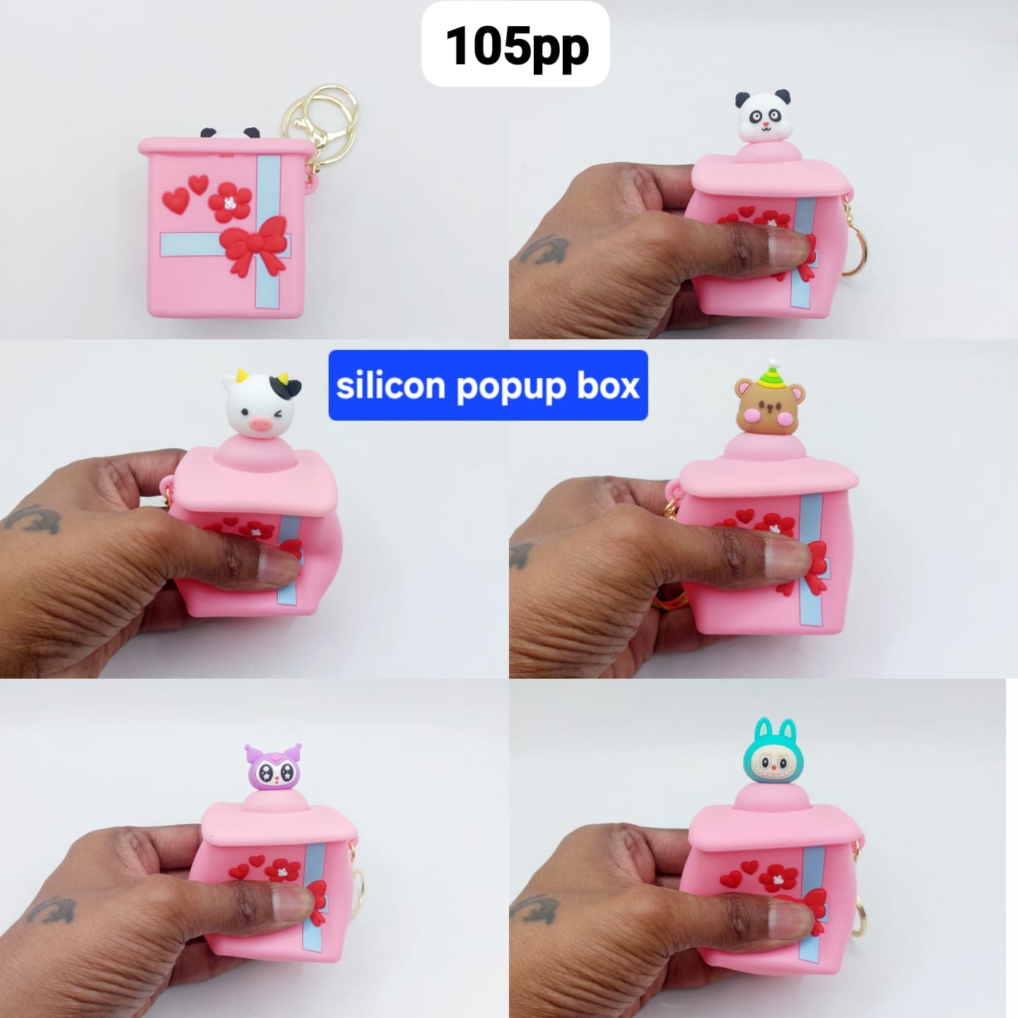 Pop up keychain ( pack of 6)