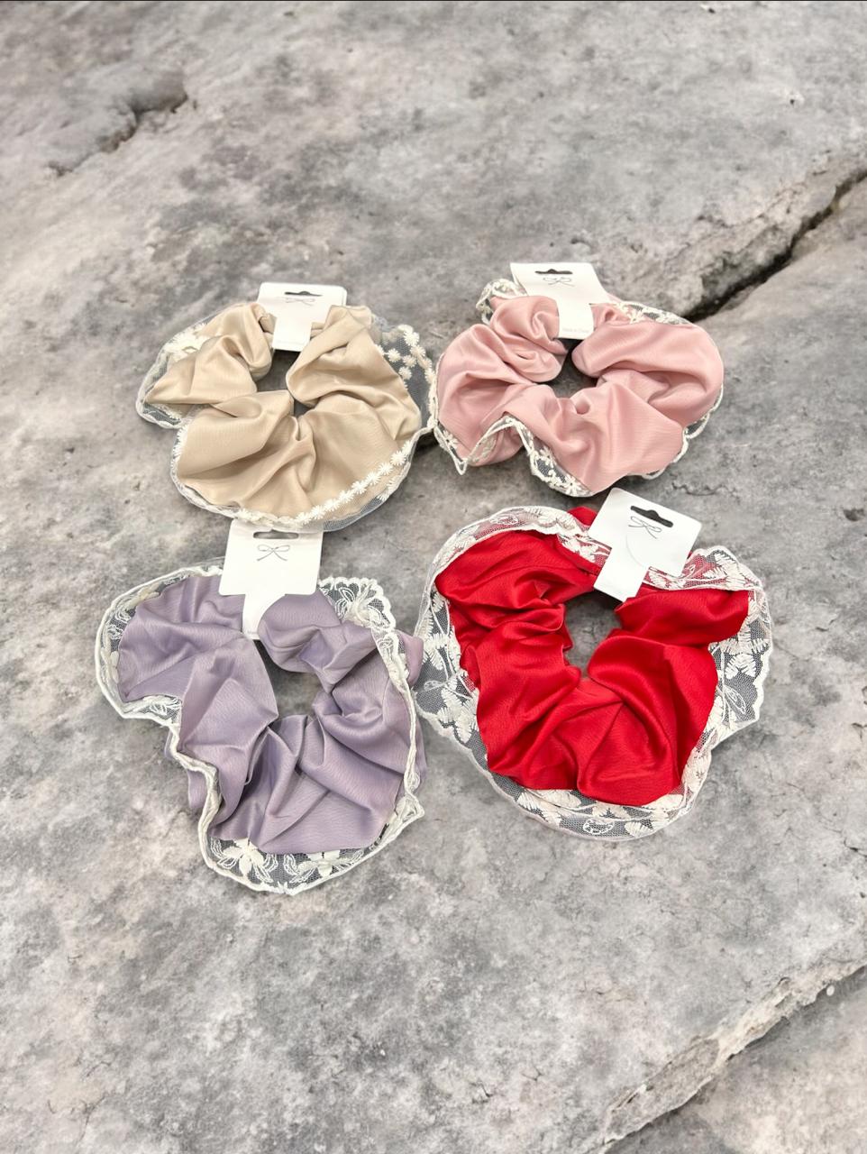 Korean scrunchies ( pack of 12)