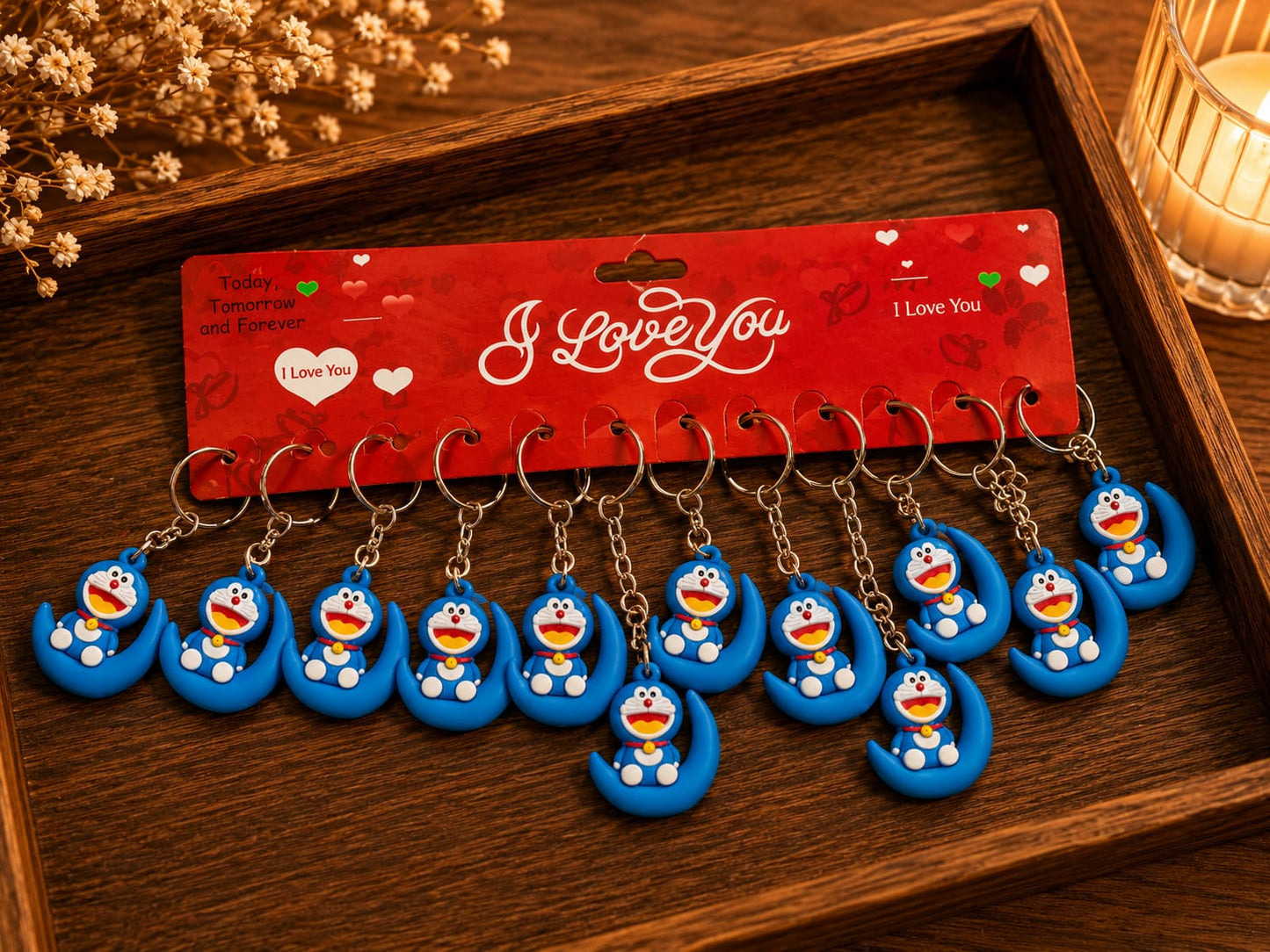 PVC Rubber keychain small size (pack of 12)