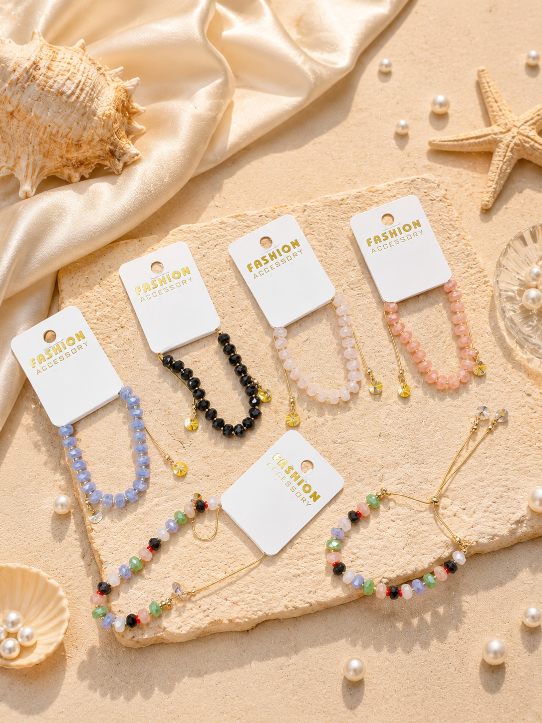 Korean adjustable cartier crystal bracelet ( pack of 12)