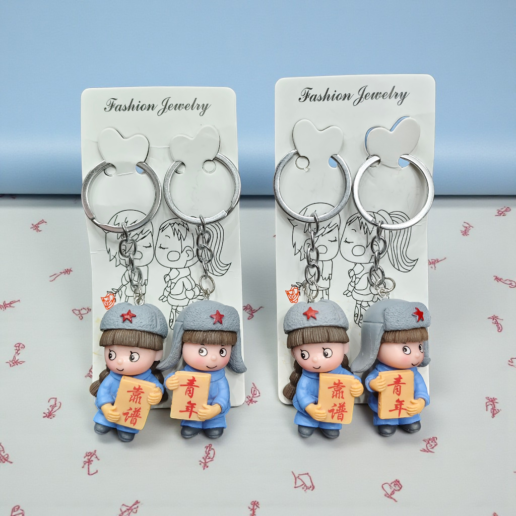 Cute couple keychain (pack of 6 pair)
