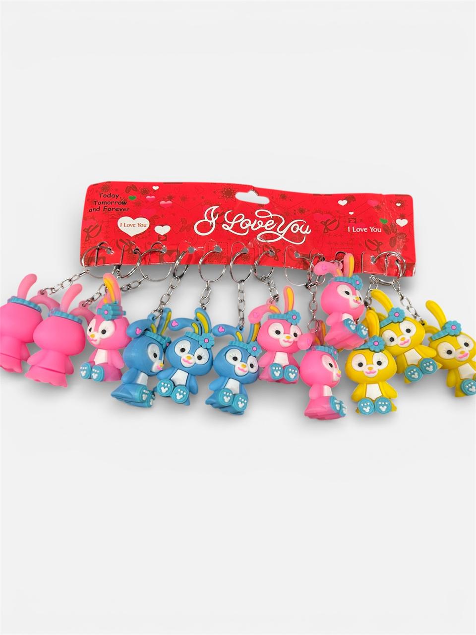 Cute Cartoon Keychains( pack of 12)