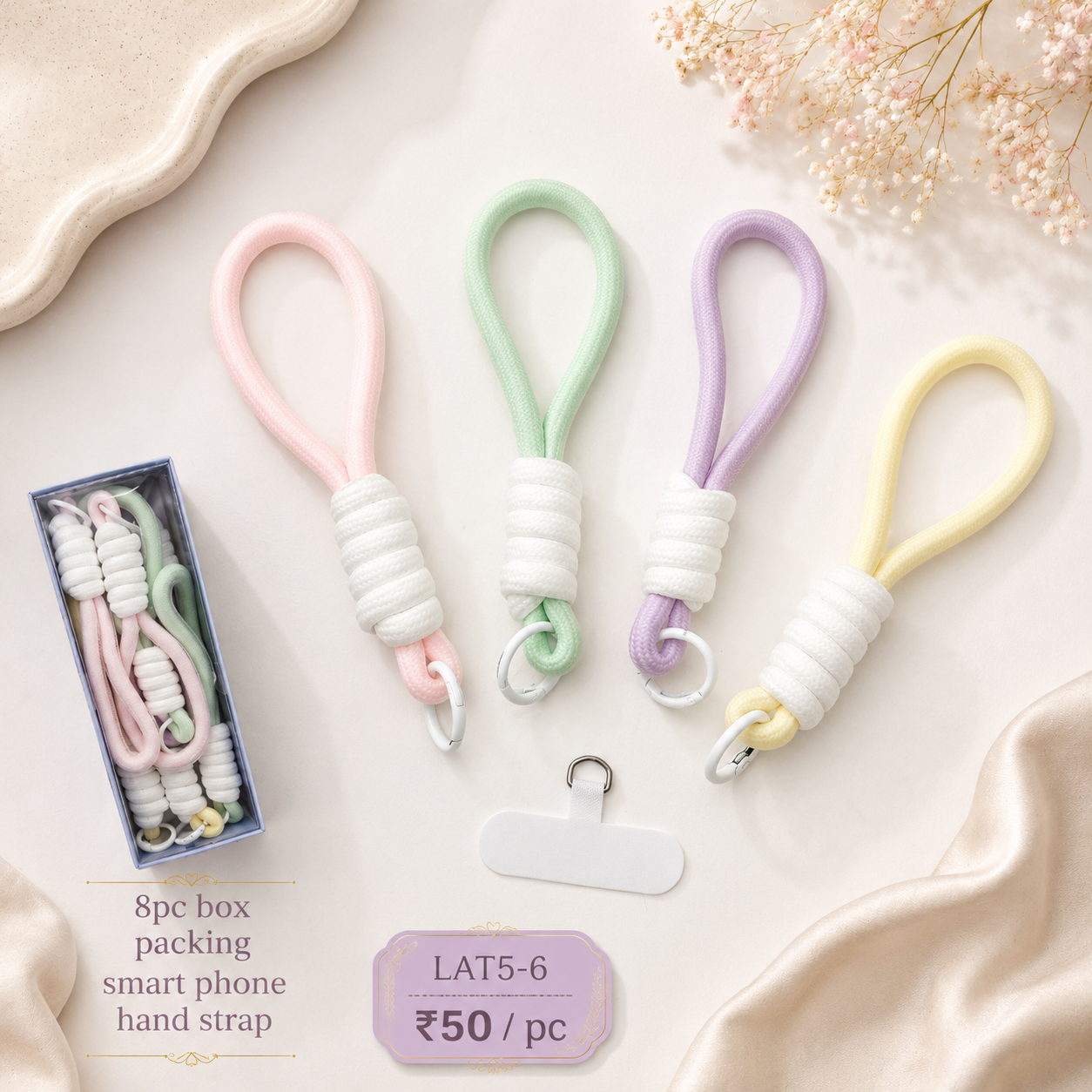 Premium phone charms string ( pack of 12 )