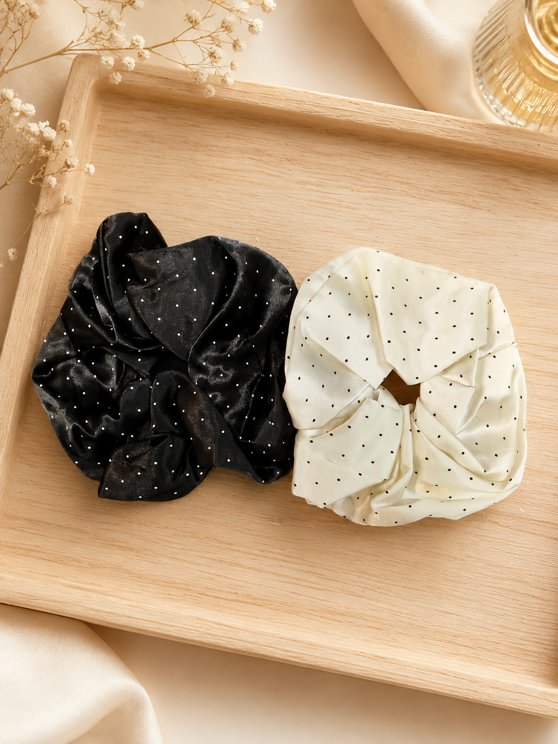 Korean scrunchies ( pack of 12)