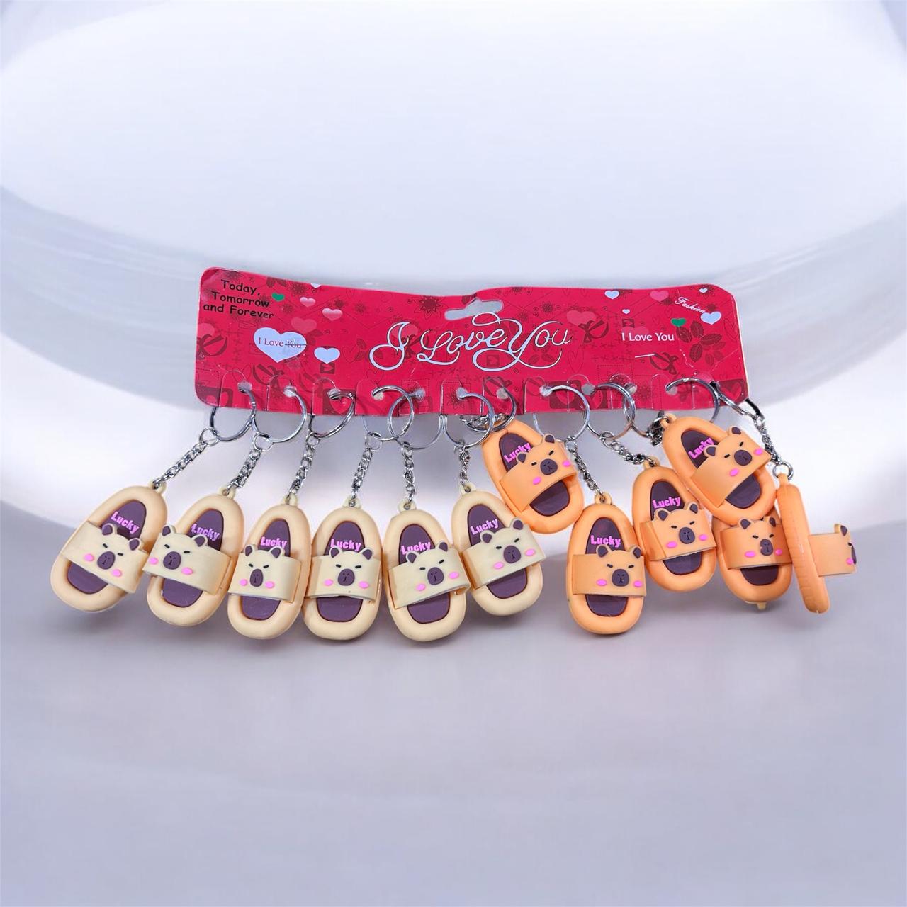 Cute Cartoon Keychains( pack of 12)