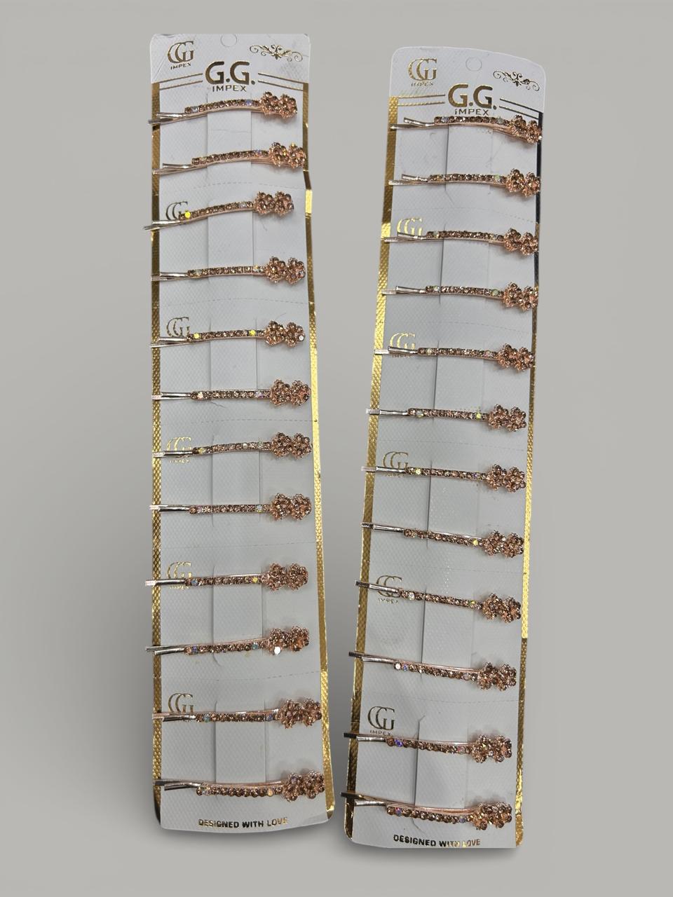 Stone ladies pin( pack of 12 pairs)