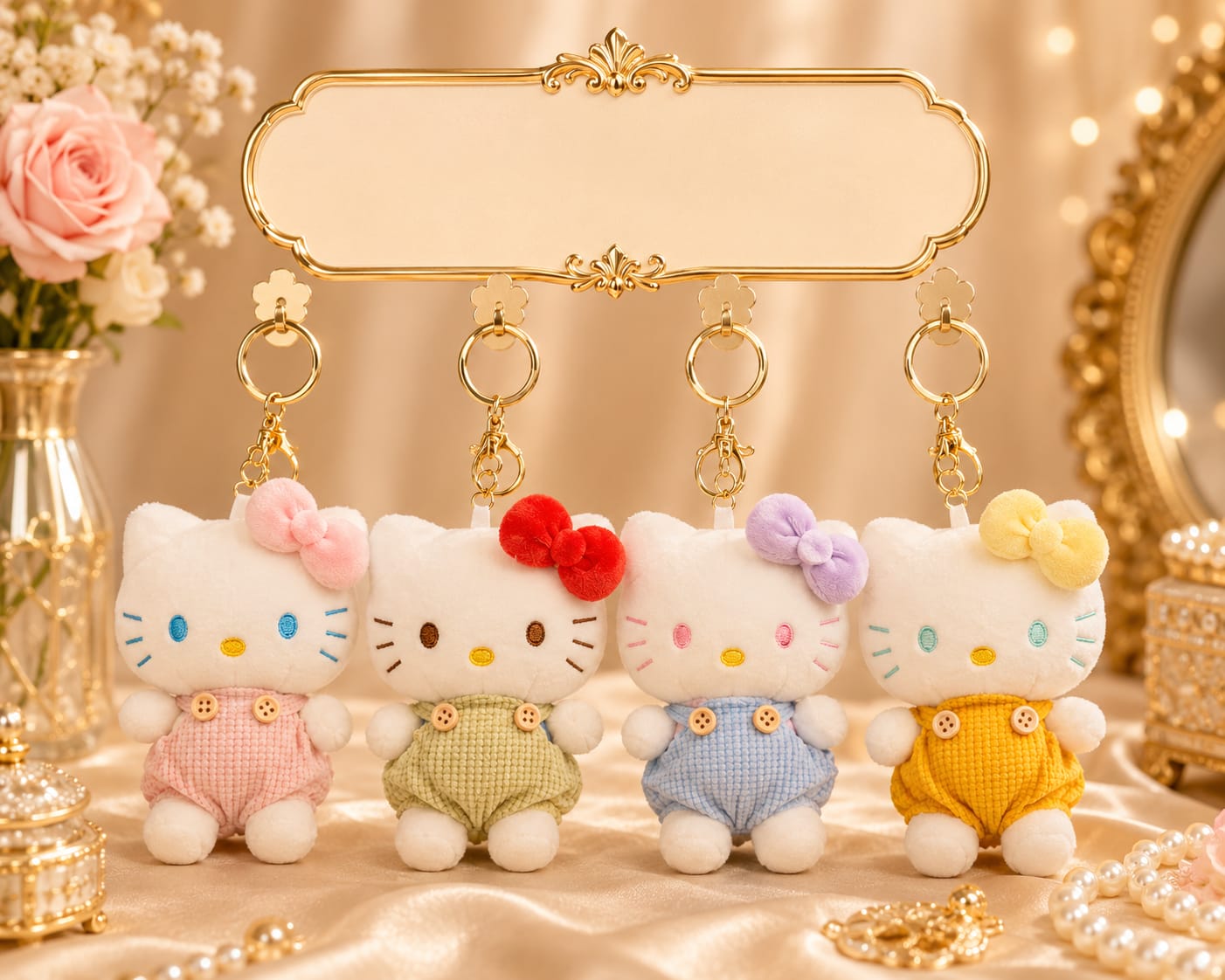 Plushies keychain ( pack of 6)