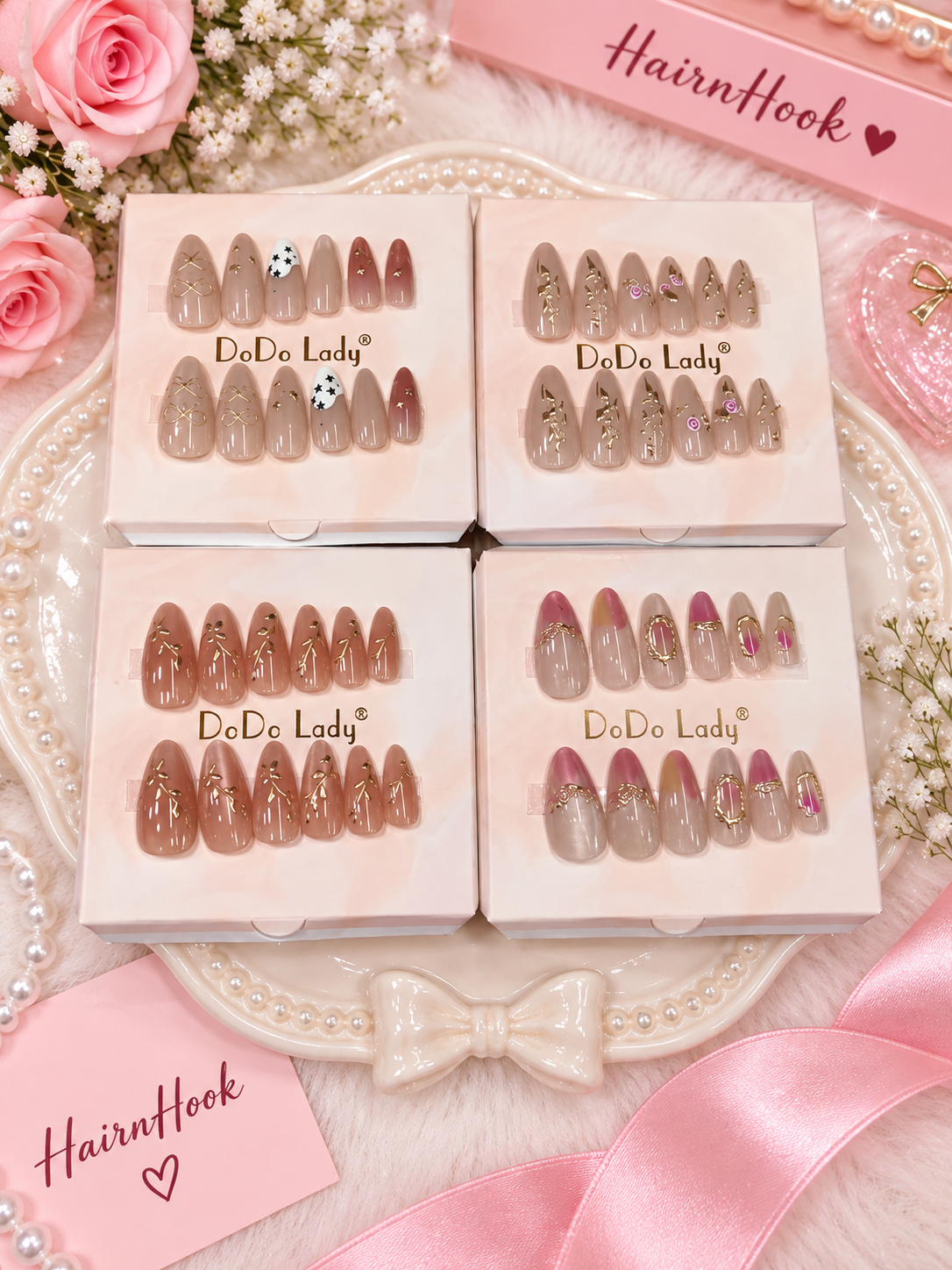 Premium press on nails ( pack of 12)