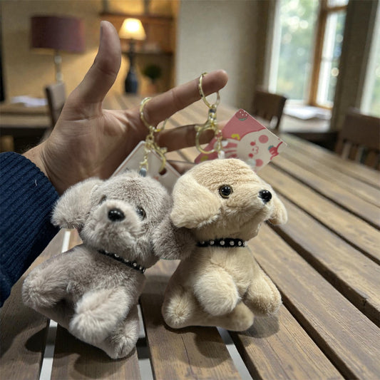 Cute Plush dog Keychain ( pack of 6)