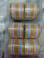 Premium karwachauth metal churi (pack of 6 sets)