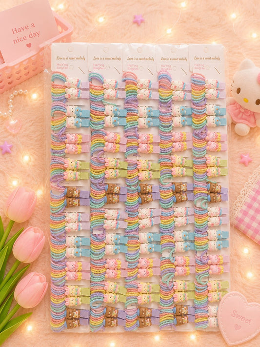 Korean cute hair pin for kids(pack of 10 pair in one strip)