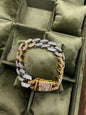 Luxury Iced Cuban Link Bracelet | Premium Bling Statement Wristwear(pack of 2)