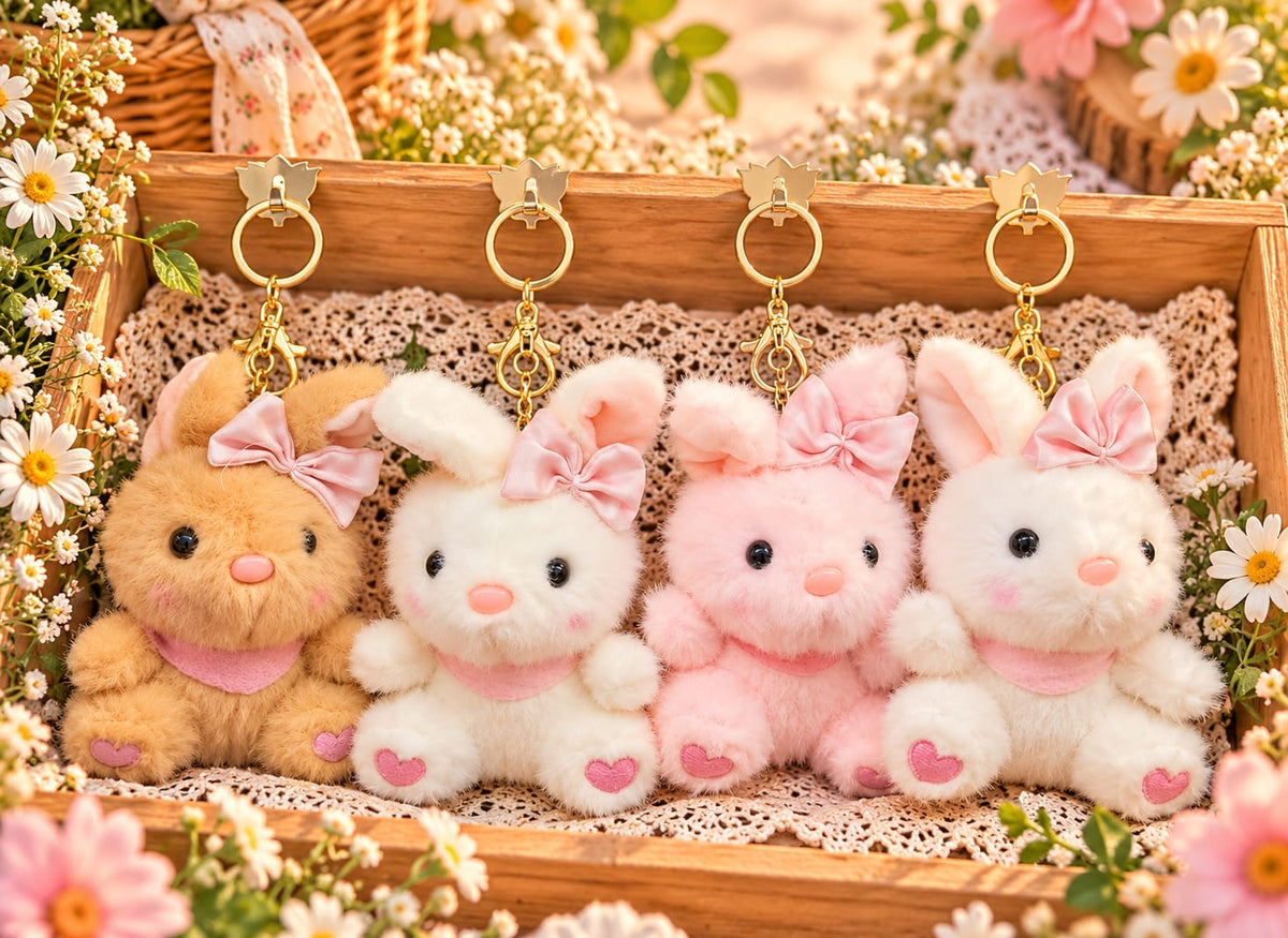 Premium plushies soft toy keychain ( pack of 6)