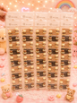 Cute kawaii hair tik Tak clip of kids(pack of 1 strip 10 pair)