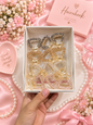 Korean crystal work clutcher for party ( pack of 12)