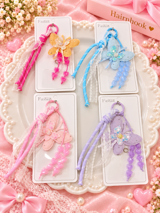 Korean premium bag charms +phone charms (pack of 12)