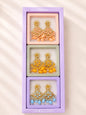 Indian style earrings for woman (pack of 6)