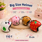 Helmet keychain big size 8 cm ( pack of 6)