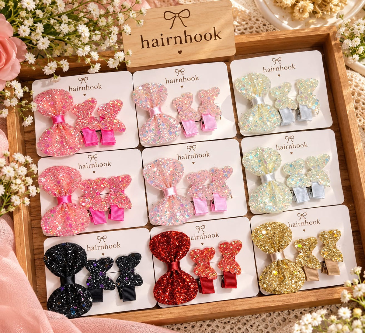 Korean pins for kids(pack of 12 sets)