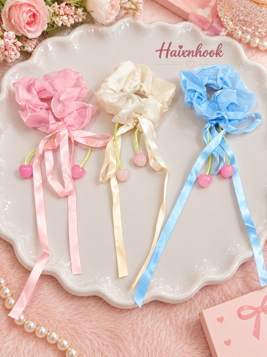 Korean premium scrunchie (pack of 12)