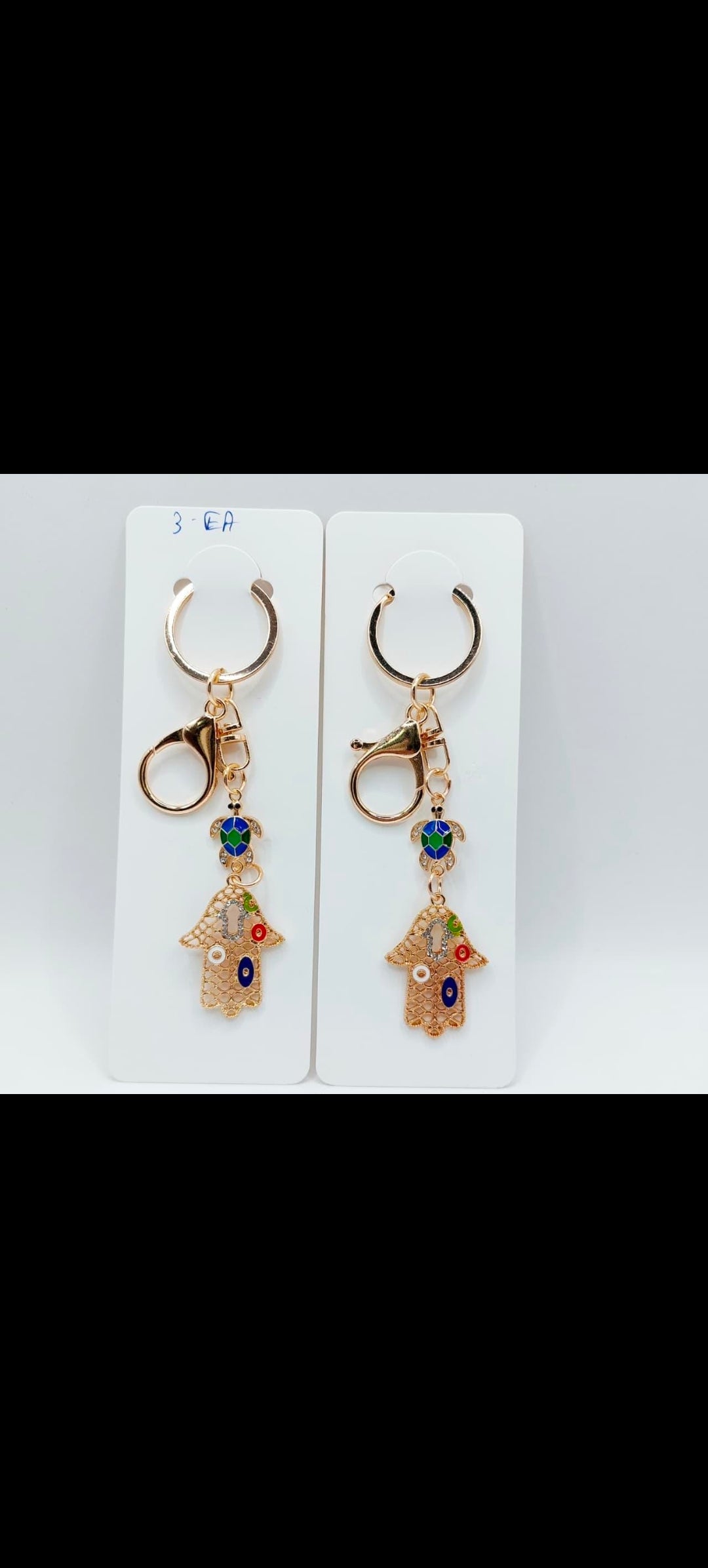 Evil Eye Lucky Charm Keychain for Home, Car & Bag(pack of 12)