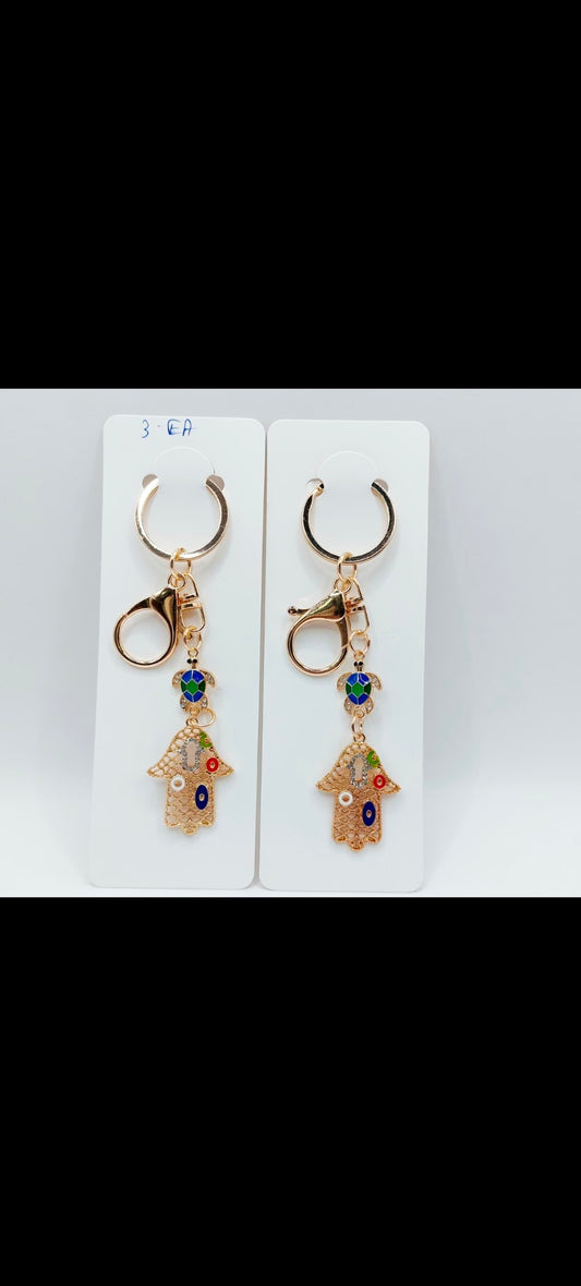 Evil Eye Lucky Charm Keychain for Home, Car & Bag(pack of 12)