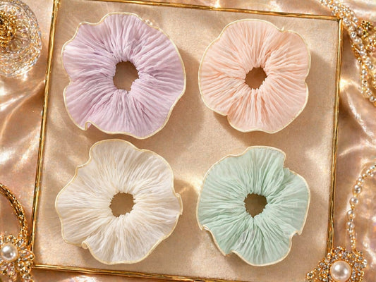 Korean scrunchies-4(pack of 12)