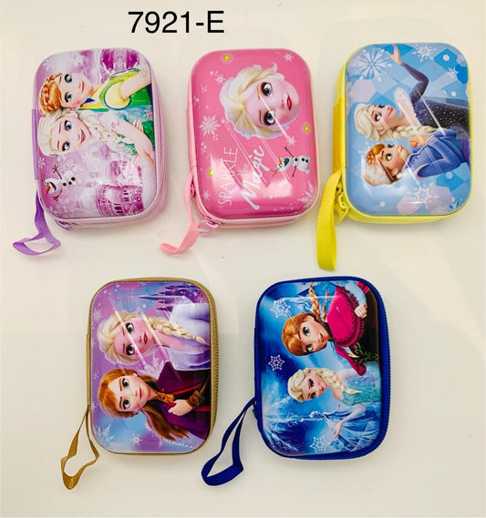 Medium Size Cartoon Hard Shell Storage Pouch | Travel Organizer Case | Cute Zipper Pouch(pack of 12)