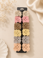 Premium flower hair claw ( pack of 12)