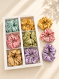 Korean premium box scrunchies (pack of 12)