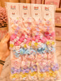 Korean cute hairrubber band for kids(pack of 10 pair in one strip)