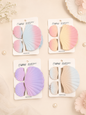 Pastel Seashell Hair Clip Set – Korean Aesthetic Shell Barrettes & Claw Clip Combo for Women & Girls(pack of 12 combo )