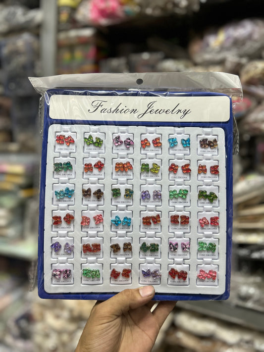 Korean studs combo (pack of 36 piece)