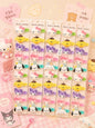 Korean premium hair clip for kids (pack of 10 piece in per strip)