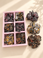 Korean premium box scrunchies (pack of 12)