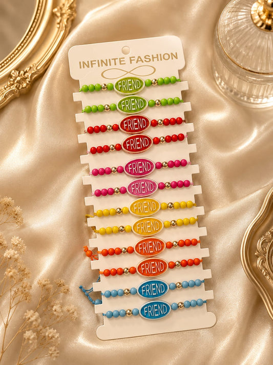 Friendship bands ( pack of 12 piece)