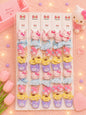 Korean cute hairrubber band for kids(pack of 10 pair in one strip)