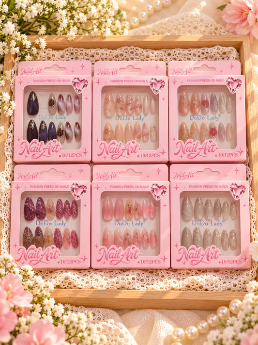 Premium press on nails (pack of 12)