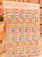Korean cute hair pin for kids(pack of 10 pair in one strip)
