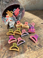 Pastel Arch Mini Claw Clips Jar Set | Korean Matte Hair Clutcher(pack of 20)